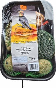 Zestaw zimowego pokarmu 7 części 630g